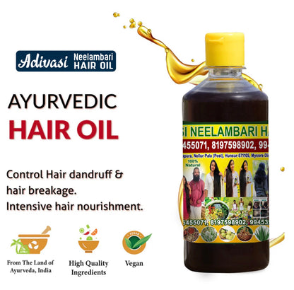 Adivasi Neelambari Herbal Hair Oil
