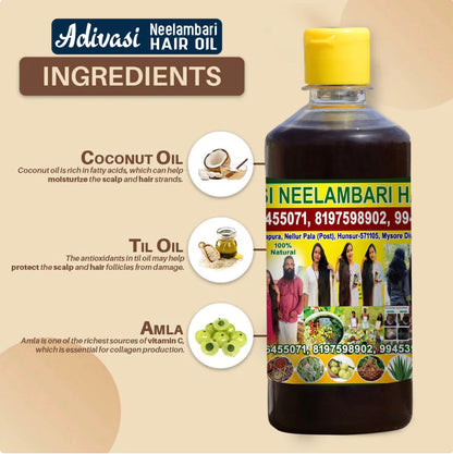 Adivasi Neelambari Herbal Hair Oil